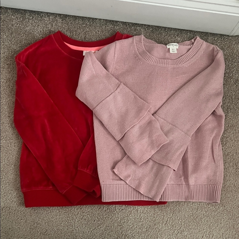 Girls sweaters size 6